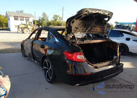 2021 Honda Accord Sport from USA, damaged, VIN 1HGCV1F35MA003497